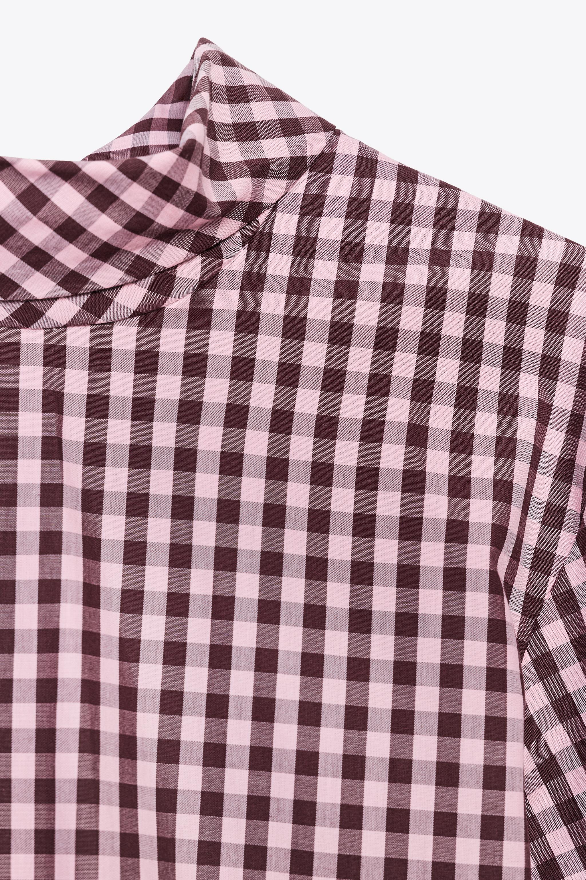 GINGHAM POPLIN SHIRT
